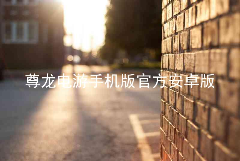 尊龙电游手机版官方安卓版